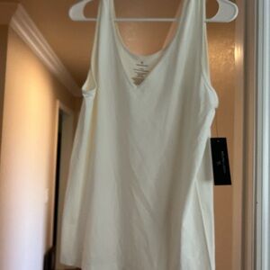 Women's Cream Tank Top